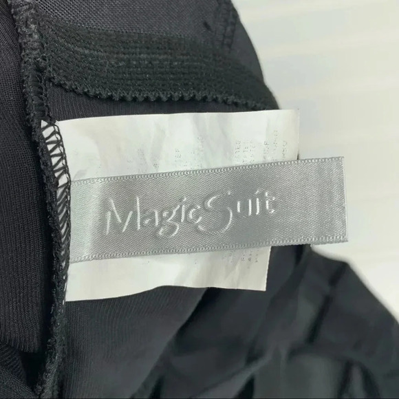 Magicsuit Black One Piece Bodysuit Large 12 Retail $149 - Picture 8 of 8